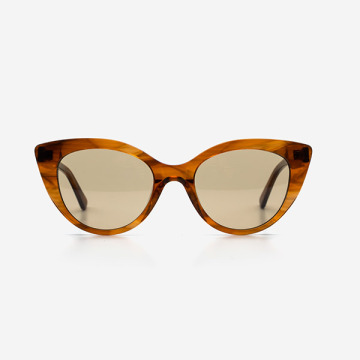 Gatto Eye Quintessential Design Design Acetato Occhiali da sole da donna