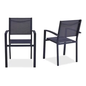 Iron Sling Textilene Stackable Patio Chairs