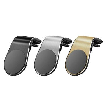 Universal L Type Mobile Air Vent Clip Stand Magnetic Phone Mount for Cars
