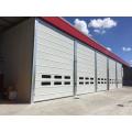 Stacked fast action high speed roller shutter