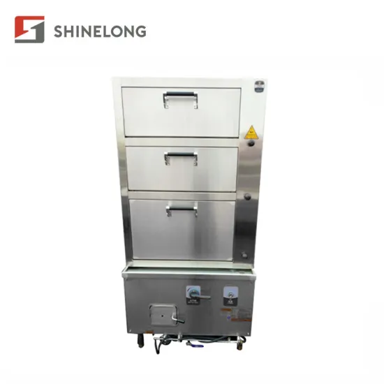 Commercial Three Doors Rice/Seafood Kitchen Steam Cabinet
