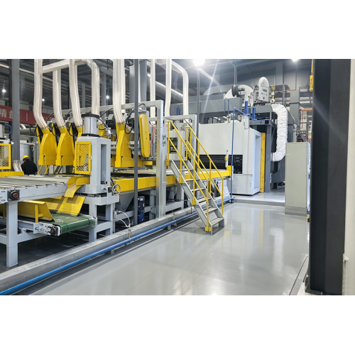 Instalação de produção industrial de lã de rocha