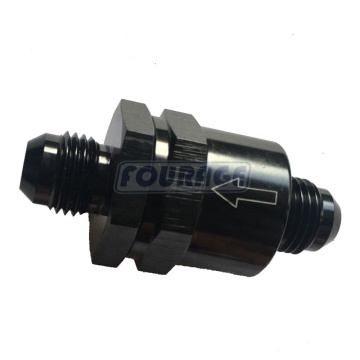 Aluminium AN Flare Fuel Oil Inline Non Return One Way AN Check Valve