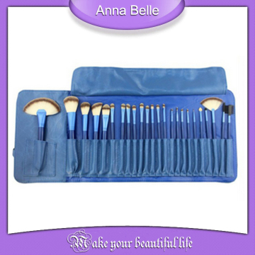 high quality product make up brushes set private label brushes with blue pouch