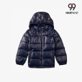 Cappotto con cappuccio in ripstop lucido per bambini