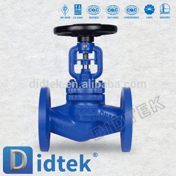 Didtek Petrifaction DIN Bellow Globe Valve