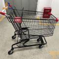 Supermarket Powder Coating American Shopping Cart