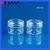 WHOLESALES CLEAR PS JAR WITH LID, PLASTIC COSMETIC SAMPLE JAR, COLORED PLASTIC COSMETIC JAR