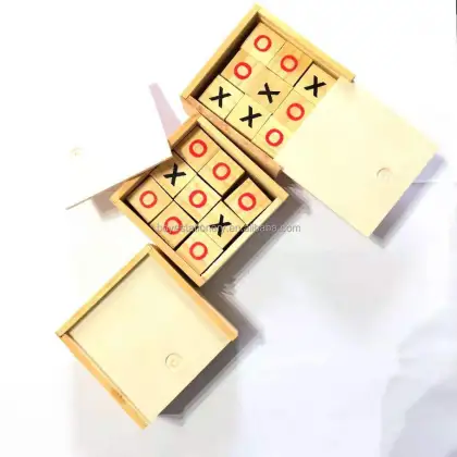 Wooden Skill Game Set for Kids - Cheap and Fun Wooden Toys and Puzzles