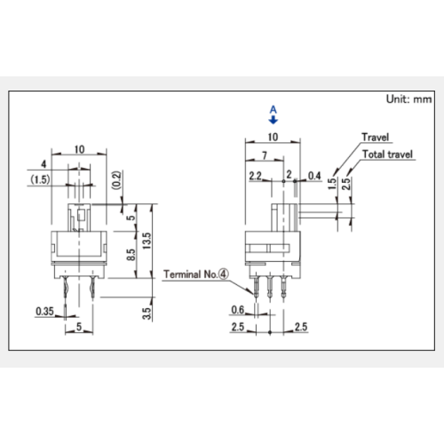 Spph1 series push switch