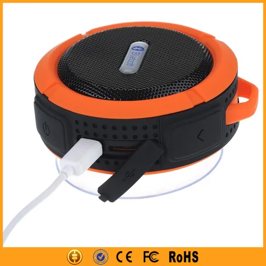 Bathroom Used Sucker Wireless Bluetooth Speaker with TF Card Slot