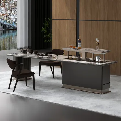 Hot Sales Multi-function Integrated Wine Cooler Refrigerated Kung Fu Tea Table Marble Smart Tea Table Home Furniture