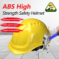 Capacete de segurança ABS amarelo estilo alemão