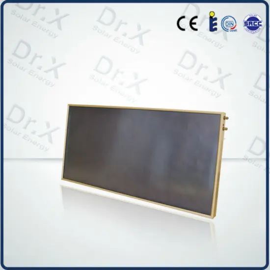 Tempered Glass Cover Flat Panel Solar Collector