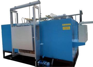 heat accumulating type gas fired roaster