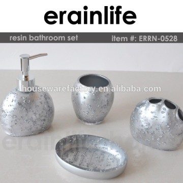 Silvery Shine Round Polyresin price bathroom accessories