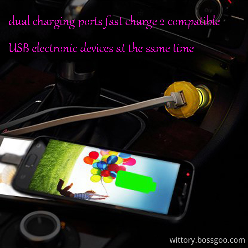 dual usb car charger