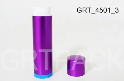 Silkscreen Lip Balm Containers , Container For Color Cosmetics