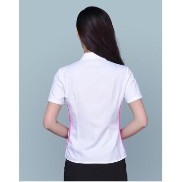 Ropa de trabajo para mujer con mangas cortas