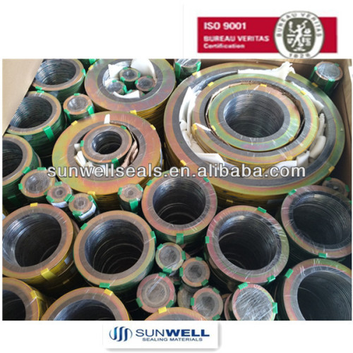 Carbon Steel Spiral Wound Gasket For Pipe Flange Seal, High Quality