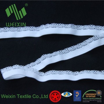Nylon Lycra picot elastic strap for undergarment
