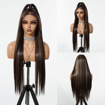 Ainizi New Arrival High Quality Heat Resistant Synthetic 13x6 Lace Front Wigs for Women