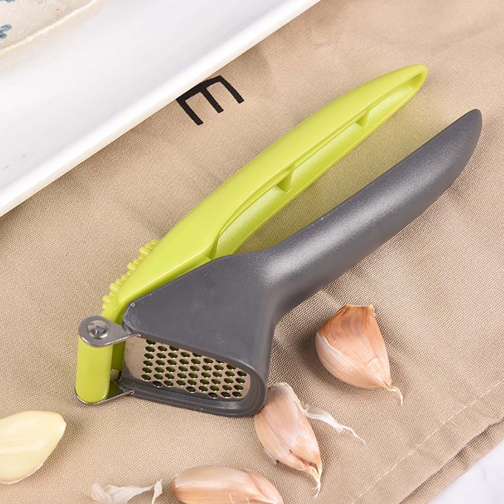 1PCS Stainless Steel Garlic Presses Manual Garlic Mincer Chopping Garlic Onion Tools Curve Fruit Vegetable Tools Kitchen Gadget