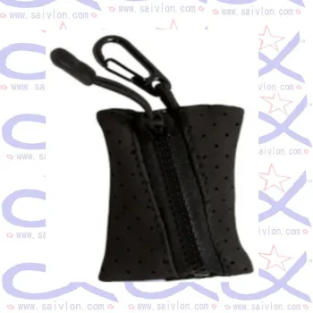 Favorable Price neoprene Drawstring Bag Small credit Pouch for Ring hook