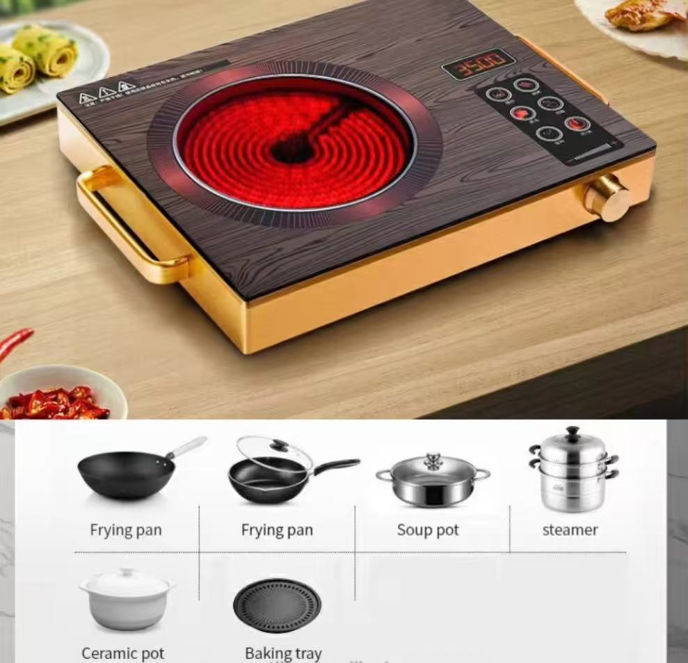 Electric ceramic stove adaptation