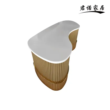 Curved Luxury Commercial Display Pedestal