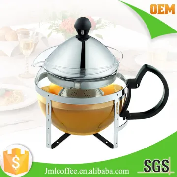 glass tea pot , Tea brewer ,Stainless steel tea maker,Japanese design