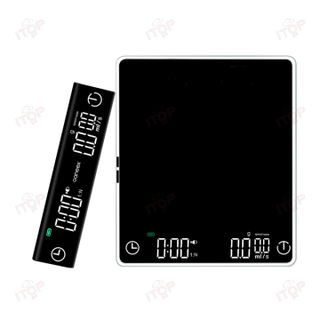 Split Scale Electronic 3kg 0.1g Coffee Kitchen Scale with Timer