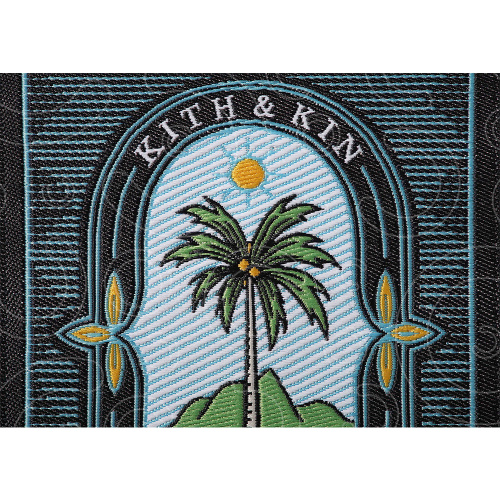 Label tenunan berketumpatan tinggi dan indah