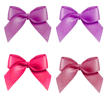 Special Design Craft Garment Decoration: Pre-Made Satin Ribbon Bows for Underwear