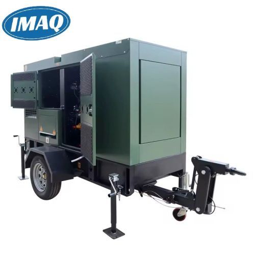 Diesel Generator Price with Wheels Mobile Movable Type