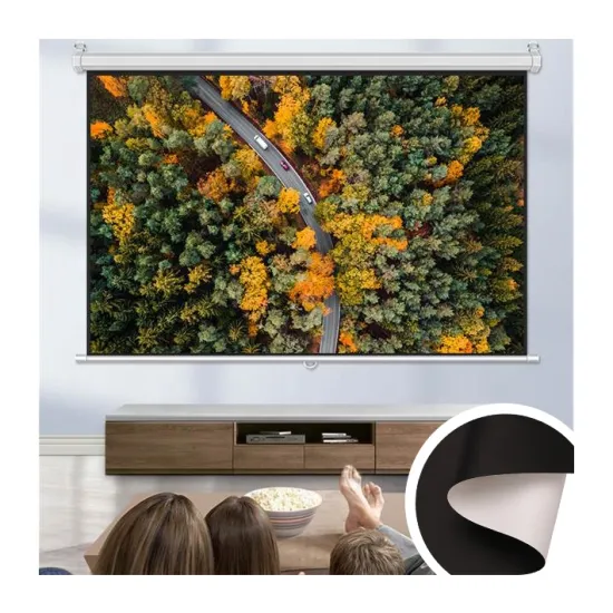1.85Mx2.15M White Super Flat Projection Screen Fabric
