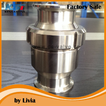 Low Price Sanitary Union Type Check Valve Clamp End