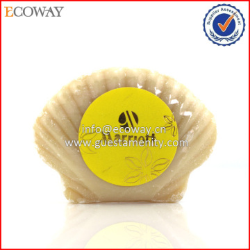 Hotel Natural Oatmeal Soap shell shaped disposable hotel bath soap