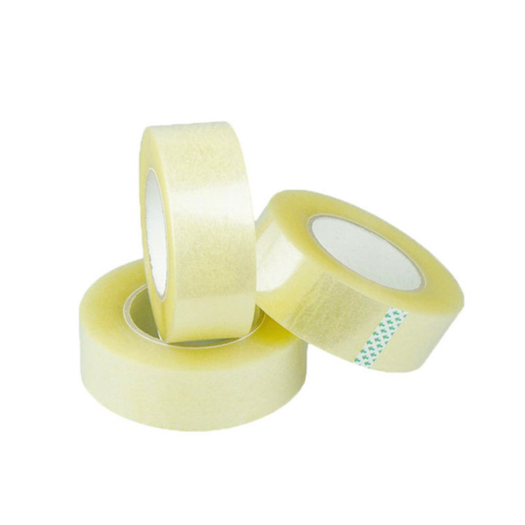 Biaxially stretchable transparent tape