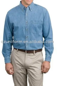 Long Sleeve Denim Shirt