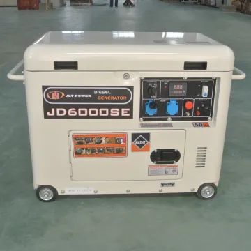 JLT-POWER 5000W Portable Silent Electric/Diesel Generator