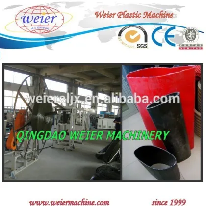 NEW TECHNOLOGY OF TPU layflat fire hose machine line