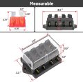 4wayヒューズブロックボックスホルダーネガティブ回路