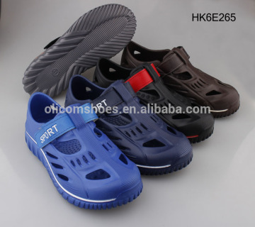 Hook and loop thong clogs sandals men EVA shoes