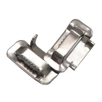 3/8 Inch 201 304 Stainless Steel Strapping Buckle Steel Ear-lokt for Cable Bundling