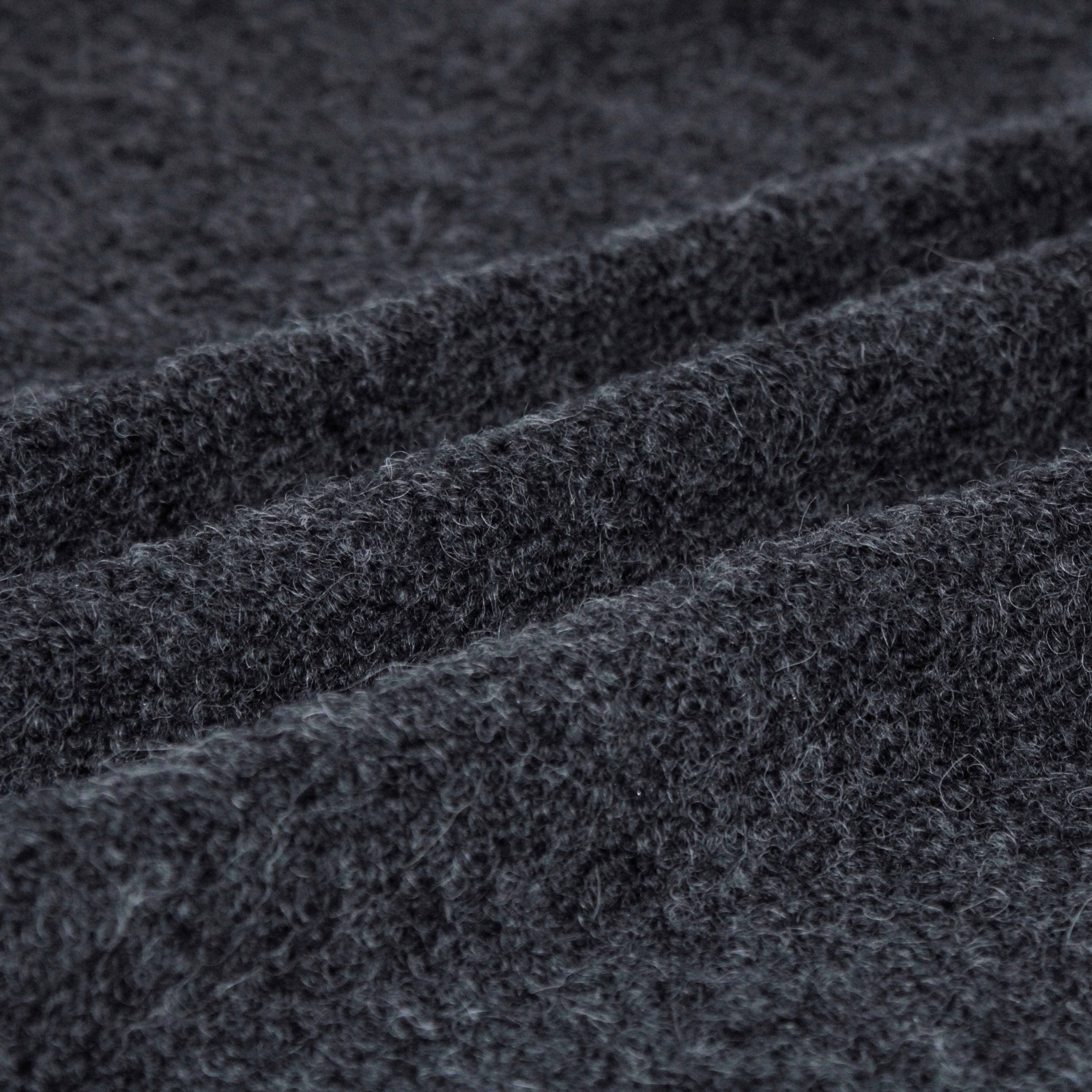 Black Gray Double Sided Knitted Fabric