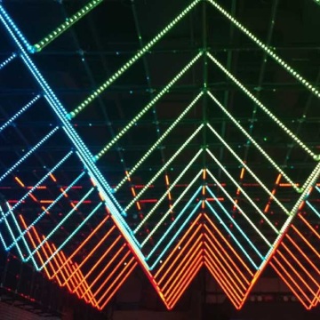Madrix LED Light DMX RGB kleurrijke verticale buis