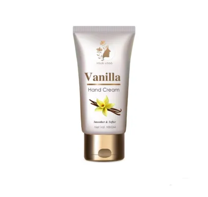 Vanilla-scented hand cream for skin care