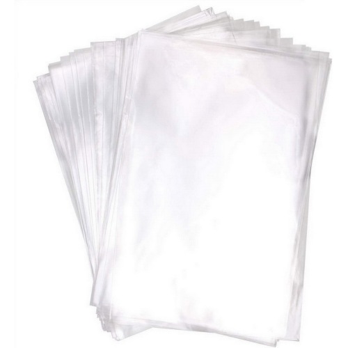 Clear Poly Bags Flat Open Top Plastic Packaging