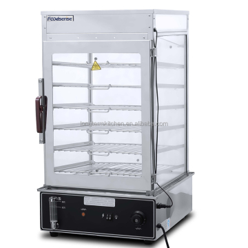 Stainless Steel Hot Food Warmer Display with CE